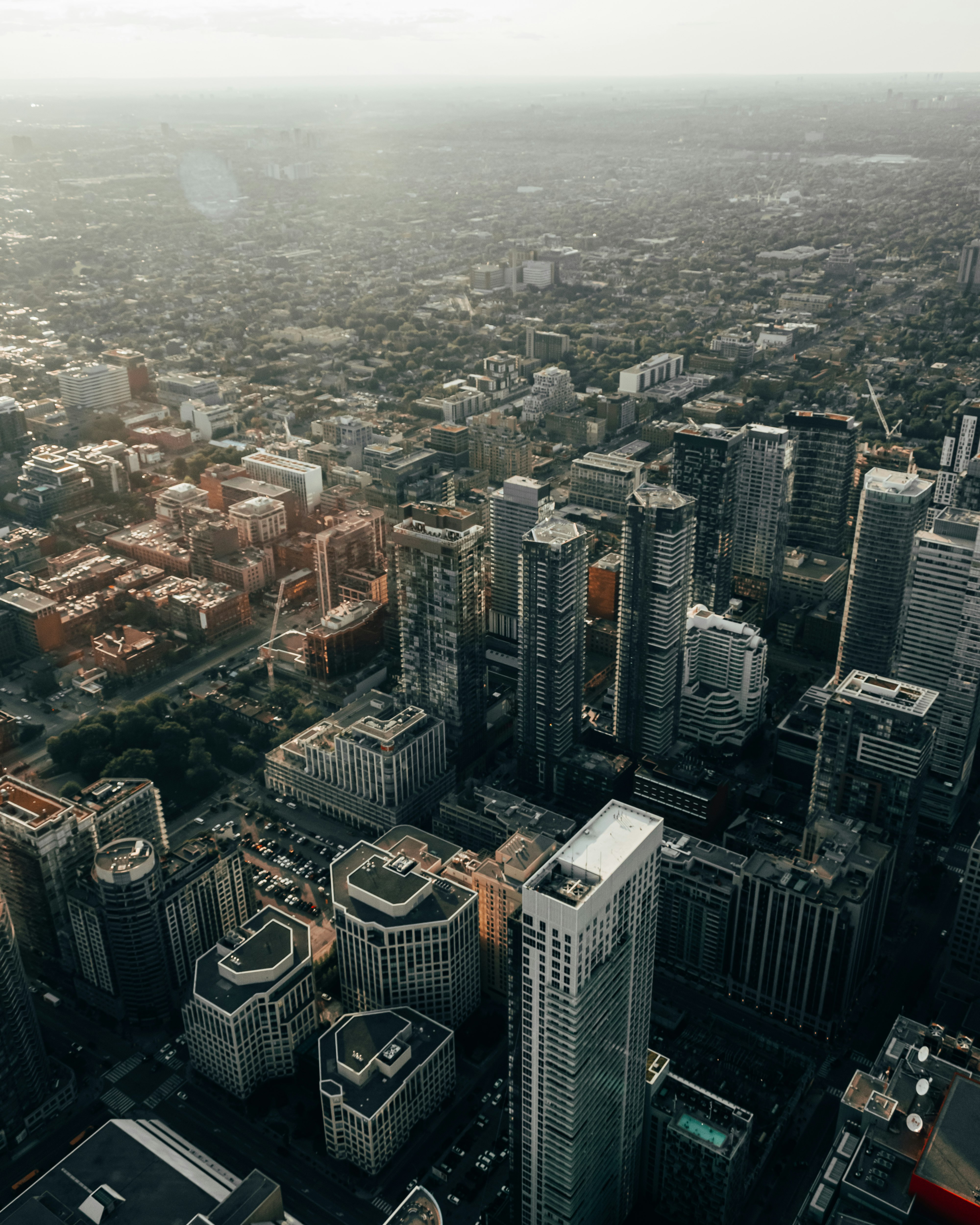 aerial view of city buildings during daytime